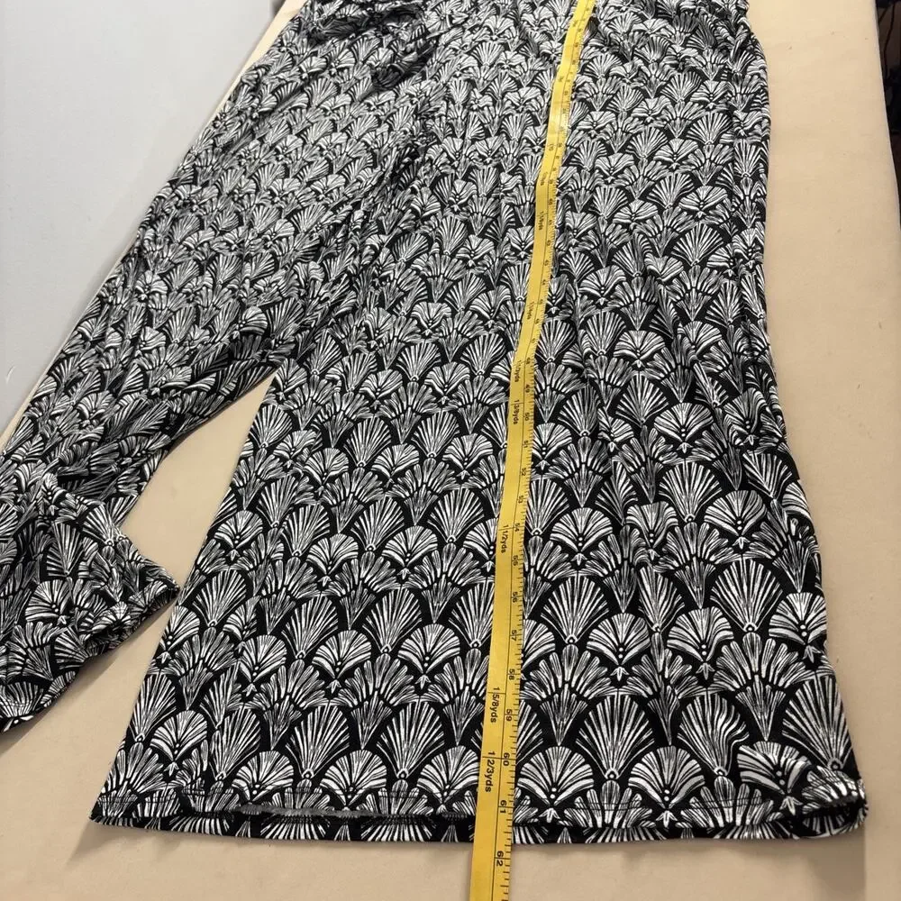 Lane Bryant Women Jumper Wide LegPlus 26-28 V-Neck Sleeveless Peasant Fairy Core - Picture 6 of 7